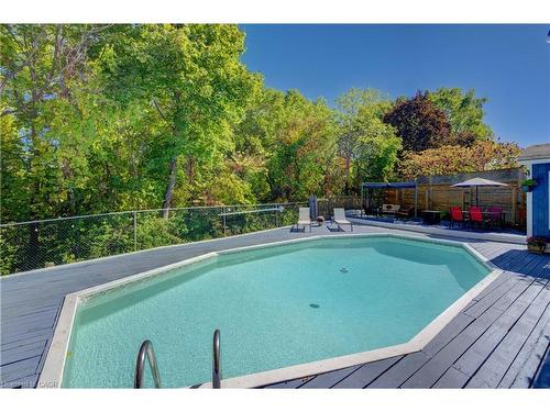 26 Esther Avenue, Cambridge, ON - Outdoor With In Ground Pool With Backyard
