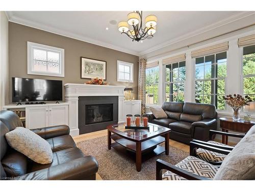 52 Garrison Village Drive, Niagara-On-The-Lake, ON - Indoor Photo Showing Living Room With Fireplace