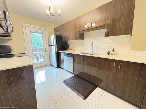 81 Young Street, Hamilton, ON - Indoor Photo Showing Kitchen With Double Sink
