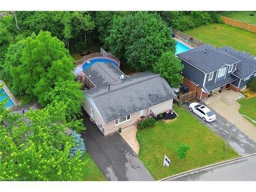 405 Erindale Drive, Burlington, ON - Outdoor With In Ground Pool With Deck Patio Veranda