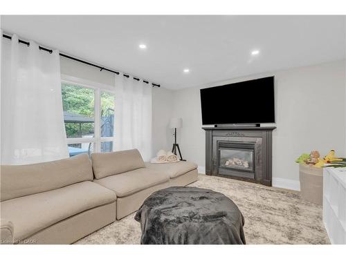 200 Mcmeeken Drive, Cambridge, ON - Indoor Photo Showing Living Room With Fireplace
