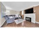 350 Pottruff Road N, Hamilton, ON  - Indoor Photo Showing Living Room With Fireplace 