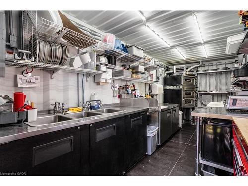 103 Powerline Road, Brantford, ON - Indoor Photo Showing Kitchen With Double Sink