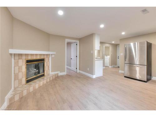 Lower-170 Wheatfield Crescent, Kitchener, ON - Indoor Photo Showing Living Room With Fireplace