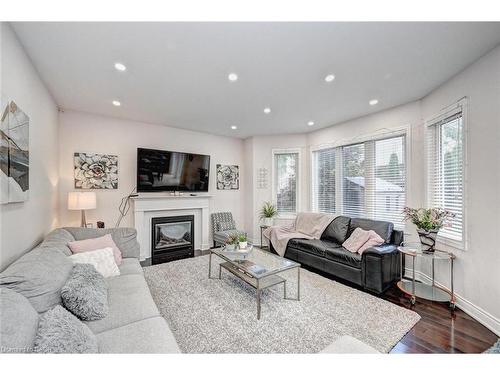 59 Apple Drive, Cambridge, ON - Indoor Photo Showing Living Room With Fireplace