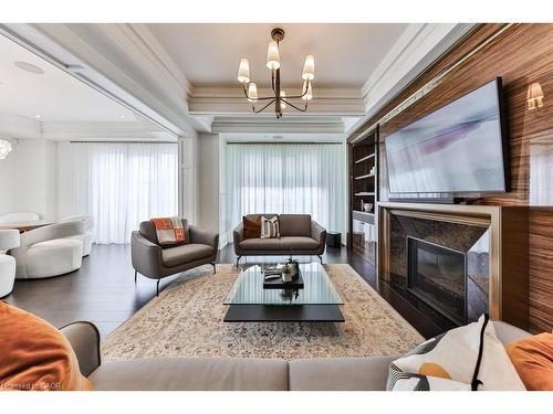 212-300 Randall Street, Oakville, ON - Indoor Photo Showing Living Room With Fireplace