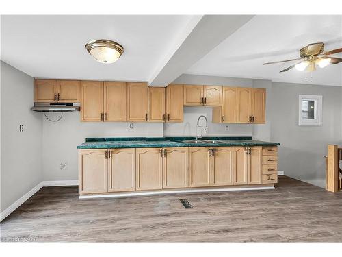 1256 Cannon Street E, Hamilton, ON - Indoor Photo Showing Kitchen With Double Sink