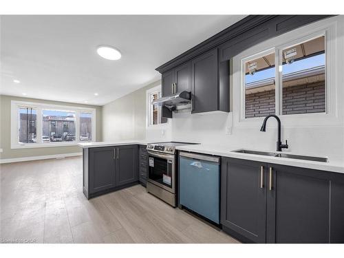 1965 Brampton Street, Hamilton, ON - Indoor Photo Showing Kitchen With Double Sink