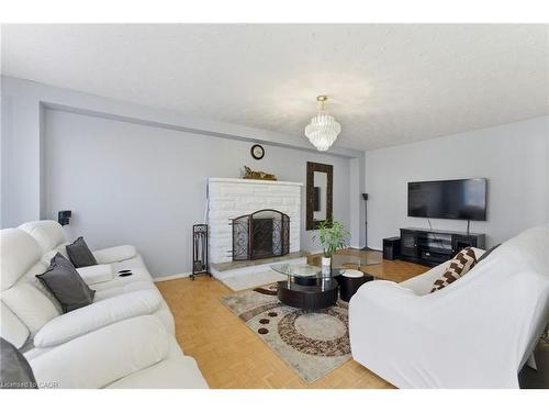 2 Morningstar Court, Hamilton, ON - Indoor Photo Showing Living Room With Fireplace