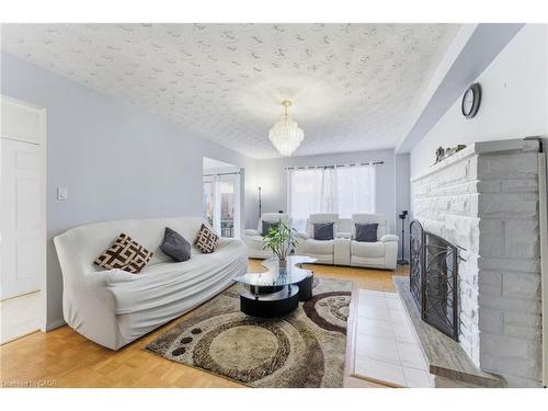2 Morningstar Court, Hamilton, ON - Indoor Photo Showing Living Room With Fireplace