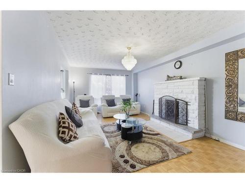 2 Morningstar Court, Hamilton, ON - Indoor Photo Showing Living Room With Fireplace
