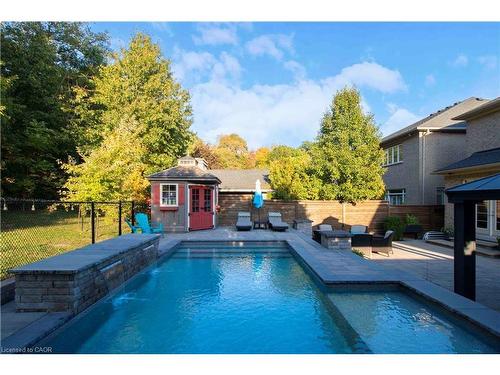 80 Sutherland Crescent, Ancaster, ON - Outdoor With In Ground Pool With Backyard