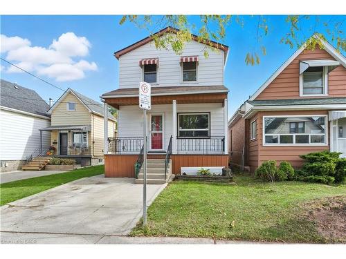 116 Robins Avenue, Hamilton, ON - Outdoor With Deck Patio Veranda With Facade