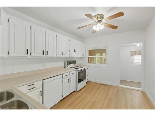 116 Robins Avenue, Hamilton, ON - Indoor Photo Showing Kitchen With Double Sink