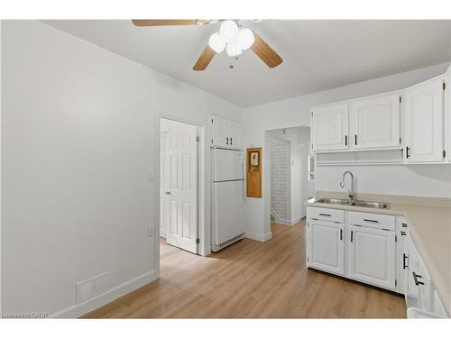 116 Robins Avenue, Hamilton, ON - Indoor Photo Showing Kitchen With Double Sink