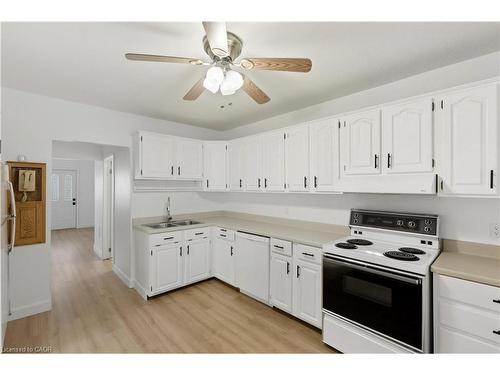 116 Robins Avenue, Hamilton, ON - Indoor Photo Showing Kitchen With Double Sink