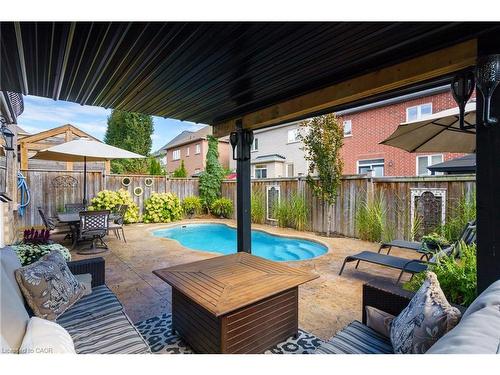 21 Shade Forest Trail, Hamilton, ON - Outdoor With In Ground Pool With Deck Patio Veranda With Exterior