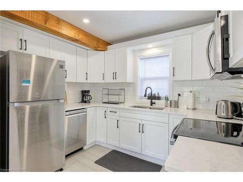 51 Victoria Street, Port Burwell, ON - Indoor Photo Showing Kitchen With Double Sink