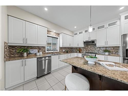 261 Watervale Crescent, Kitchener, ON - Indoor Photo Showing Kitchen With Stainless Steel Kitchen With Upgraded Kitchen