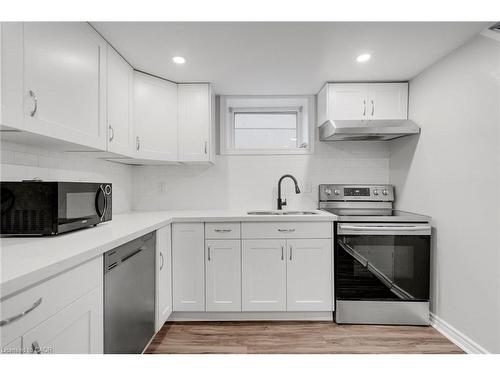 20 West 4Th Street, Hamilton, ON - Indoor Photo Showing Kitchen With Double Sink