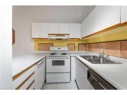202-50 Main Street, Dundas, ON - Indoor Photo Showing Kitchen With Double Sink