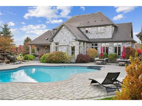 95 Old Ruby Lane, Puslinch, ON - Outdoor With In Ground Pool With Deck Patio Veranda