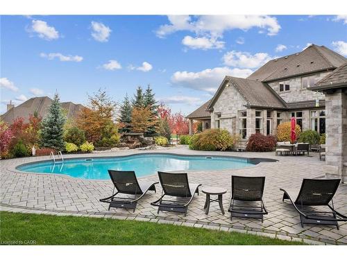 95 Old Ruby Lane, Puslinch, ON - Outdoor With In Ground Pool With Deck Patio Veranda