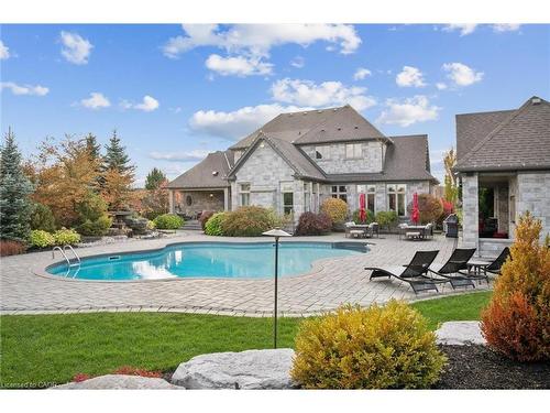 95 Old Ruby Lane, Puslinch, ON - Outdoor With In Ground Pool With Deck Patio Veranda