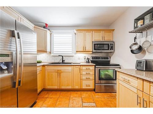 31 Buchanan Street, Hamilton, ON - Indoor Photo Showing Kitchen With Stainless Steel Kitchen With Double Sink