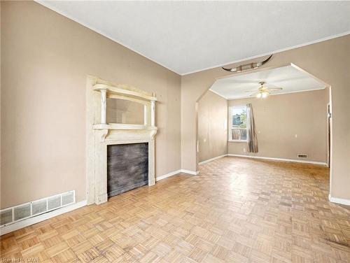 23 Oak Avenue, Hamilton, ON - Indoor Photo Showing Other Room With Fireplace