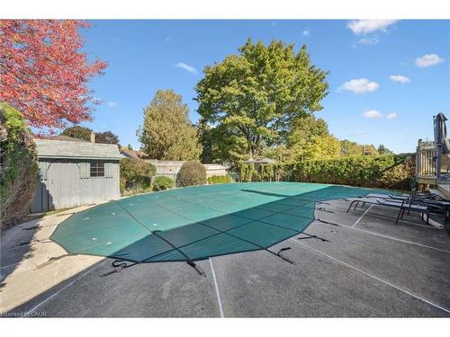 153 Forestwood Drive, Kitchener, ON - Outdoor With In Ground Pool With Backyard