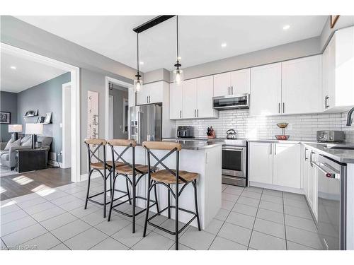 253 Kinsman Drive, Binbrook, ON - Indoor Photo Showing Kitchen With Upgraded Kitchen