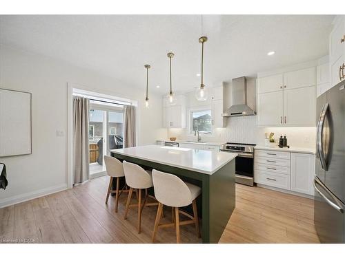 96 Nathalie Street, Kitchener, ON - Indoor Photo Showing Kitchen With Stainless Steel Kitchen With Upgraded Kitchen