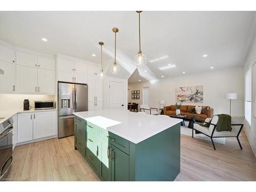 96 Nathalie Street, Kitchener, ON - Indoor Photo Showing Kitchen With Stainless Steel Kitchen With Upgraded Kitchen