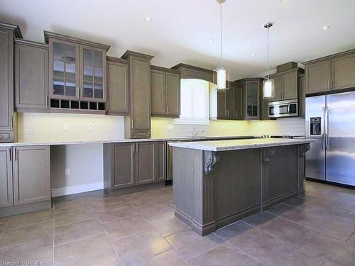 Upper-16 Riva Court, Hamilton, ON - Indoor Photo Showing Kitchen With Stainless Steel Kitchen With Upgraded Kitchen