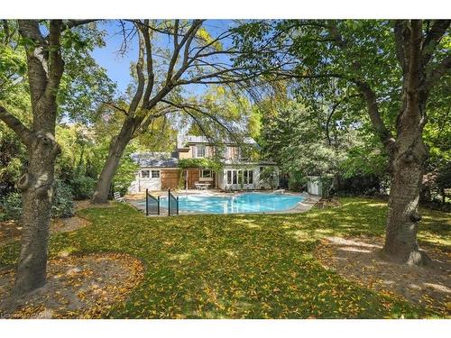 222 Strathcona Drive, Burlington, ON - Outdoor With In Ground Pool