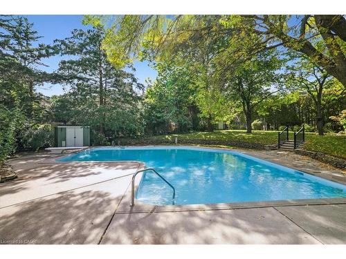 222 Strathcona Drive, Burlington, ON - Outdoor With In Ground Pool With Backyard
