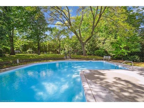 222 Strathcona Drive, Burlington, ON - Outdoor With In Ground Pool With Backyard