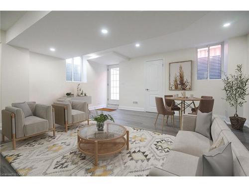 Bsmt-95 Goodwin Crescent, Milton, ON - Indoor Photo Showing Living Room