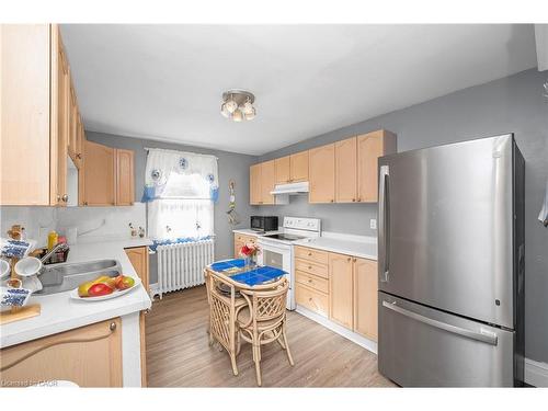 1088 King Street E, Hamilton, ON - Indoor Photo Showing Kitchen With Double Sink