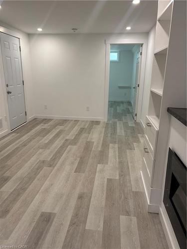 Lower Level-131 Kinzie Avenue, Kitchener, ON - Indoor Photo Showing Other Room With Fireplace