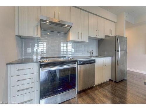 1207-15 Queen Street S, Hamilton, ON - Indoor Photo Showing Kitchen With Stainless Steel Kitchen