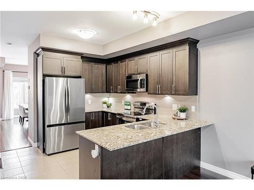 4148 Galileo Common, Burlington, ON - Indoor Photo Showing Kitchen With Double Sink With Upgraded Kitchen
