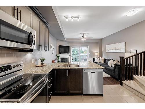 4148 Galileo Common, Burlington, ON - Indoor Photo Showing Kitchen With Double Sink With Upgraded Kitchen