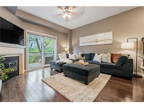 4148 Galileo Common, Burlington, ON - Indoor Photo Showing Living Room With Fireplace