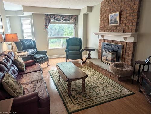 537 Westman Avenue, Peterborough, ON - Indoor Photo Showing Living Room With Fireplace