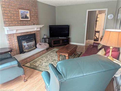 537 Westman Avenue, Peterborough, ON - Indoor Photo Showing Living Room With Fireplace