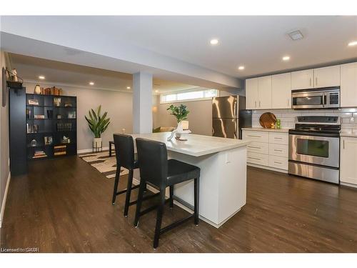 122 Buckingham Drive, Hamilton, ON - Indoor Photo Showing Kitchen With Stainless Steel Kitchen