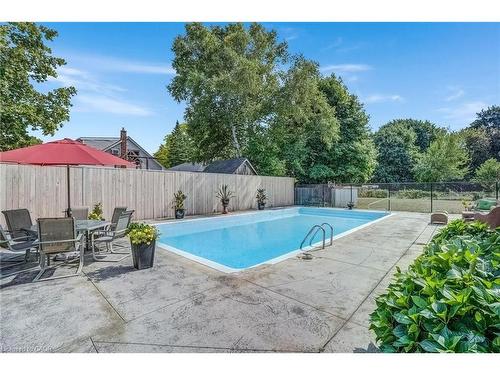 31 Lower Horning Road, Hamilton, ON - Outdoor With In Ground Pool With Deck Patio Veranda With Backyard