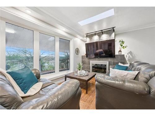 500 Watson Parkway S, Guelph, ON - Indoor Photo Showing Living Room With Fireplace